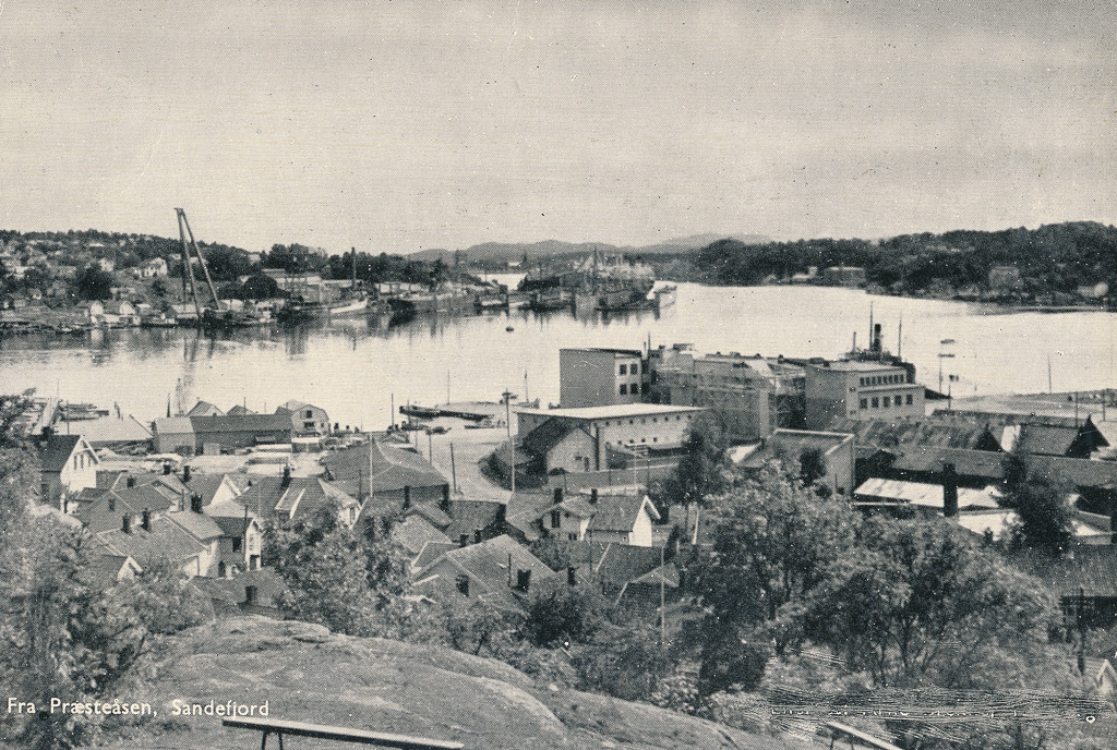 Utsikt fra Preståsen 1948
