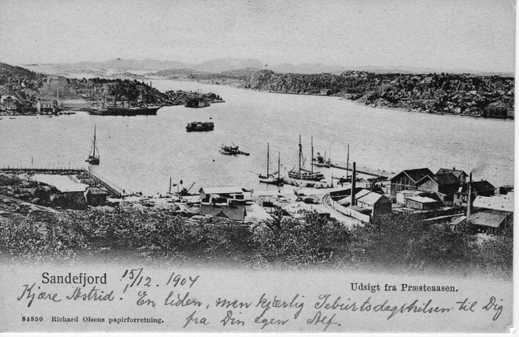 Utsikt fra Preståsen 1904