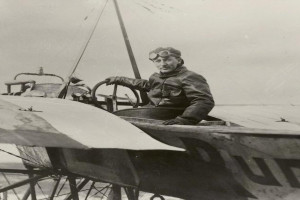 Bilde av Løytnant Dons lander i Sandefjord i 1912