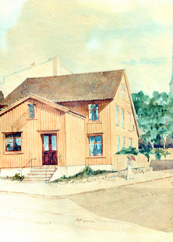 Hans Severin Iversens hus ved 