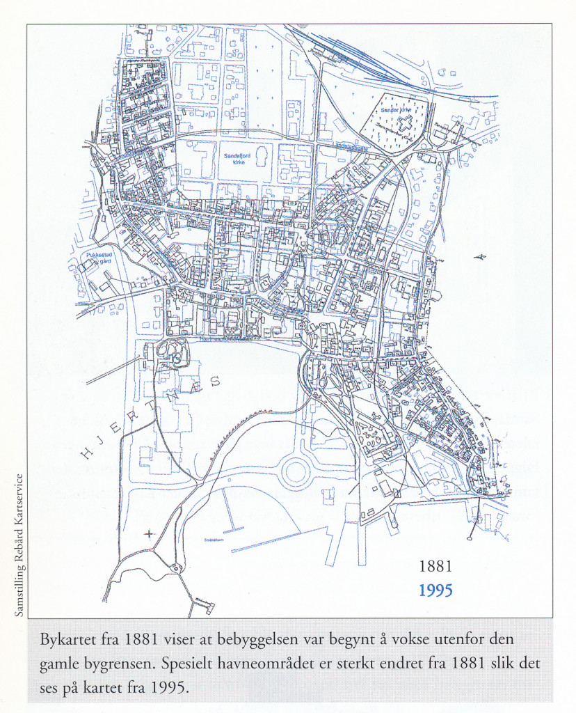Gammel og ny by i ett og samme bykart
