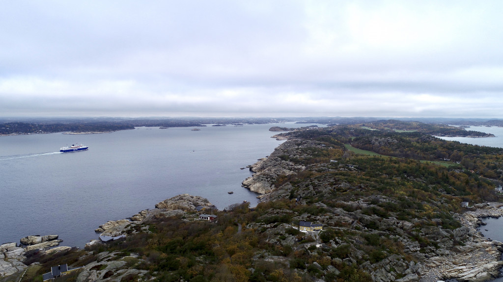 Mot vest - Sandefjordsfjorden