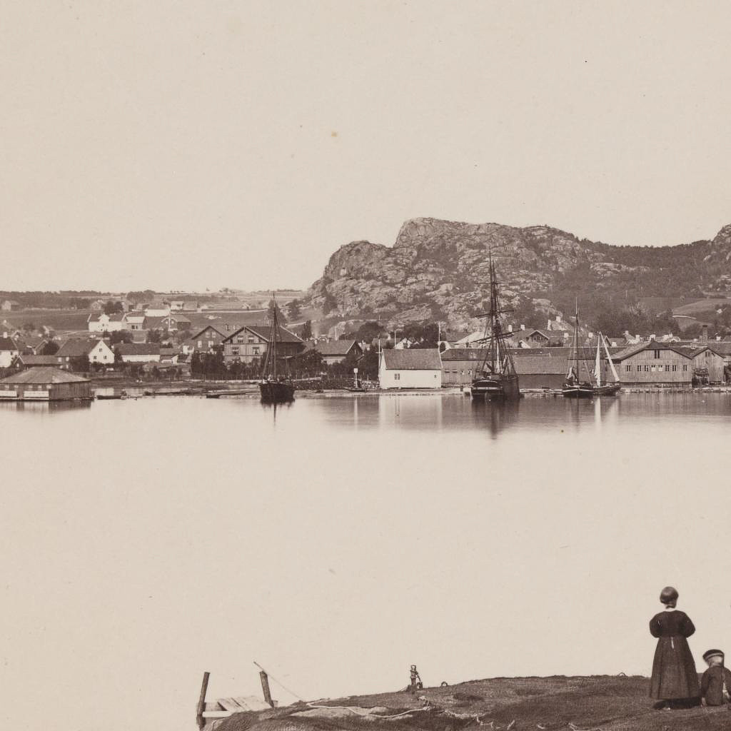 Havnebilde fra 1864
