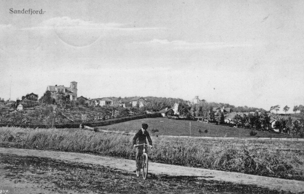 Syklist på Strandpromenaden