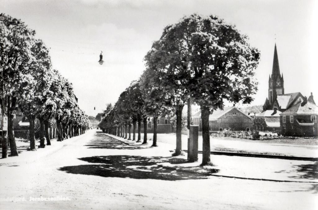 Havnesporet krysser Jernbanealleen