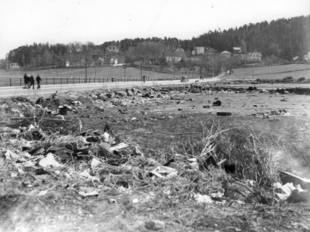 Søppelfylling på Kilen