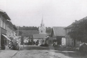 Bilde av Langgaden mot Preståsen 1895