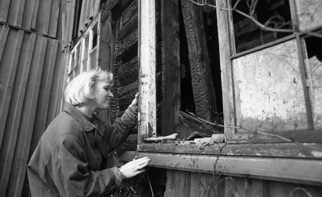 Aagaardsgården 27.desember 1989 - etter brann