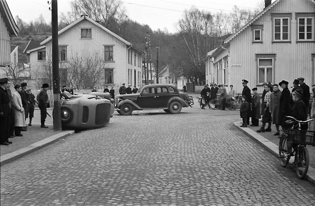 Kollisjon utenfor Skippergata 1