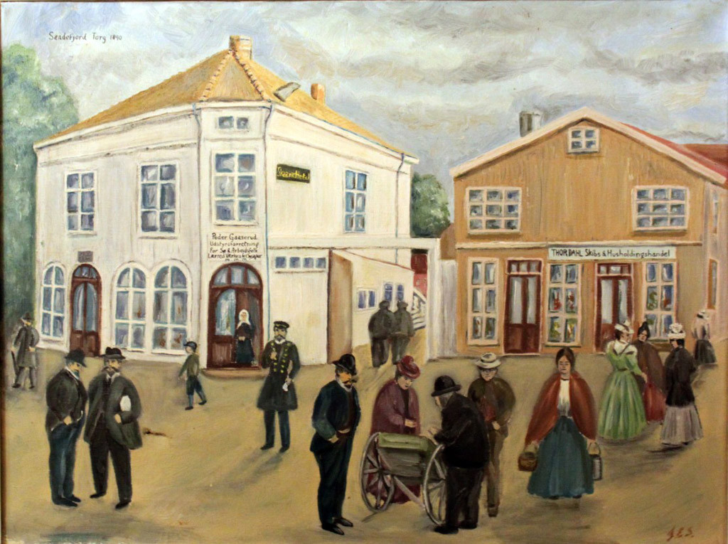 Skaara Hotel og Thor Dahl på Torget