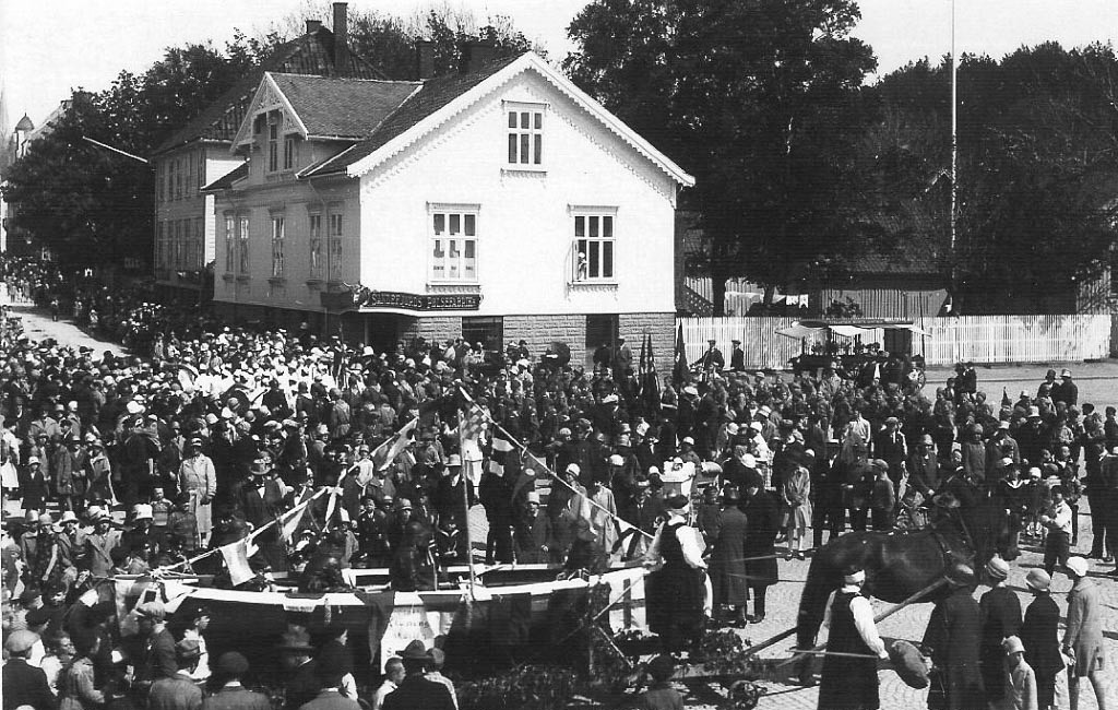 Oppstilling før avmarsj