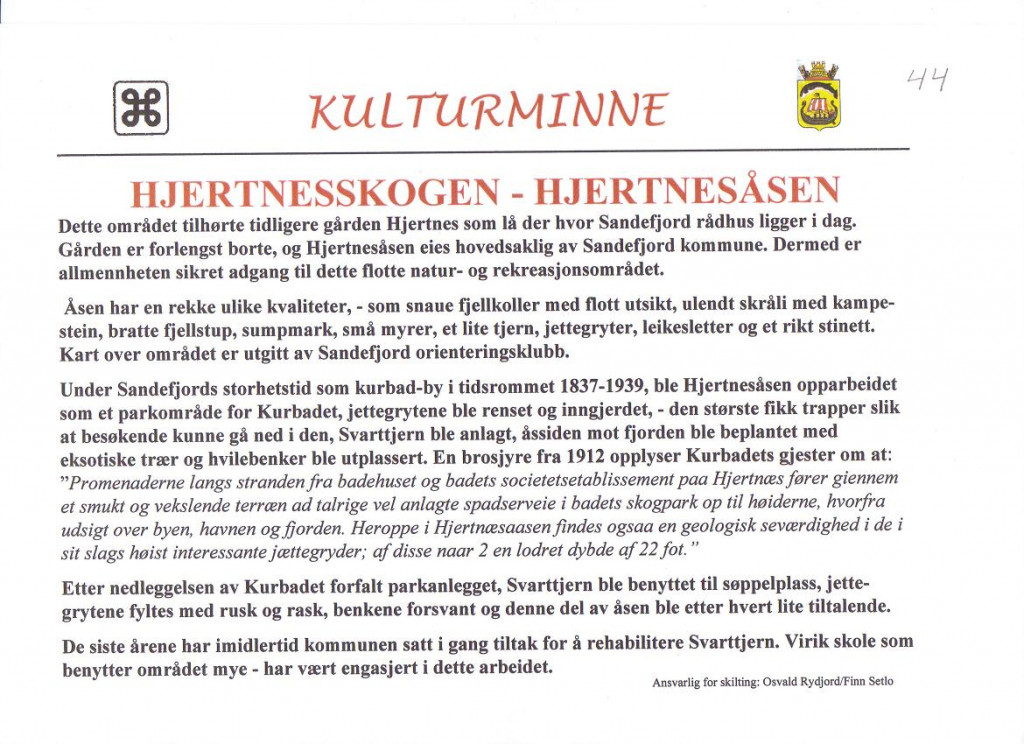 Hjertnes-skogen/åsen.