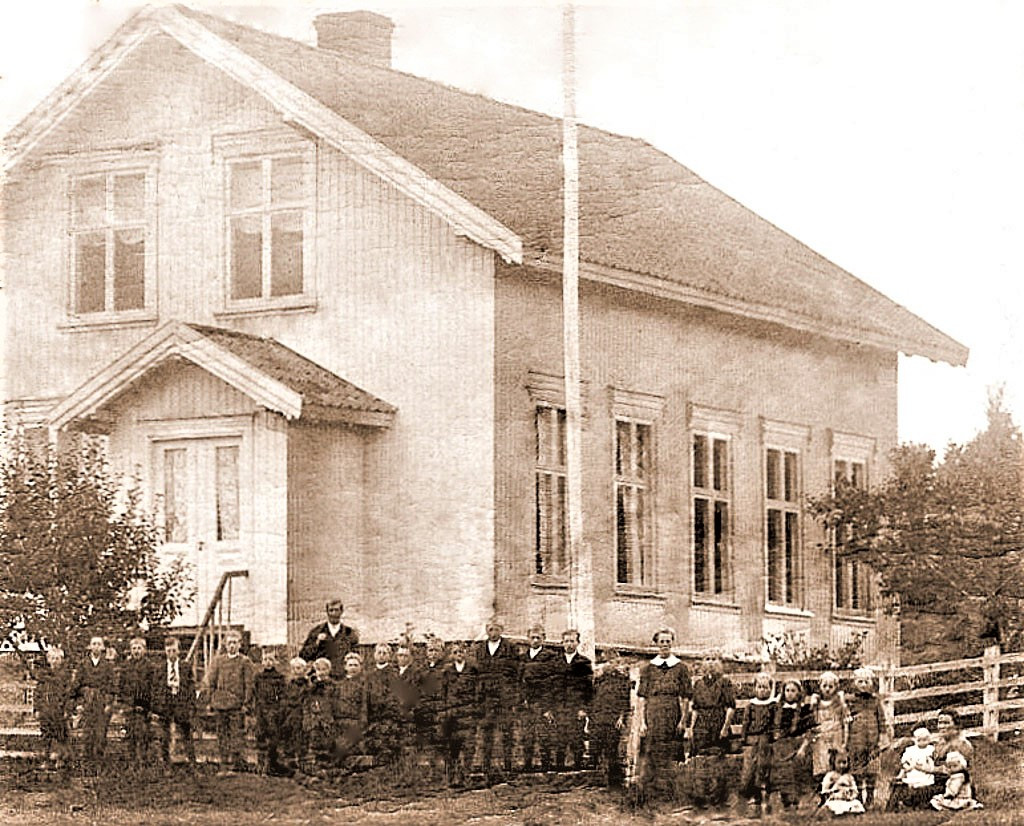 Vaggestad Skole året 1914.