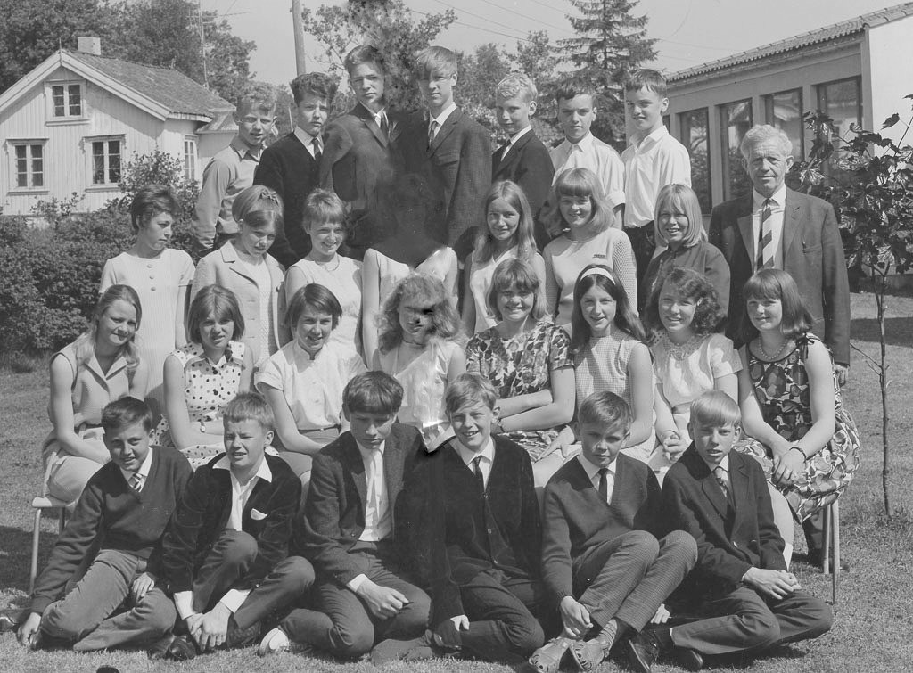 Klassebilde 1967 - 7. klasse