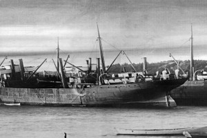 MS BALBOA. Bilde fra boken «På alle hav-Skipene i Anders Jahres rederi»