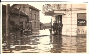 Bilde av Oversvømmelse Brygga 1921
