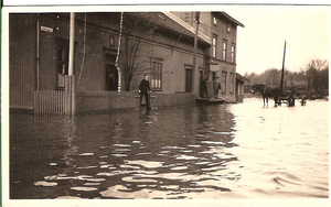 Bilde av Oversvømmelse på Brygga 1921