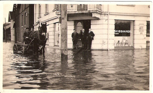 Bilde av Oversvømmelse Brygga 1921